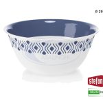 Insalatiera Plastica Tosca Cm.29 Bianco/Blu Palace-8003507551015