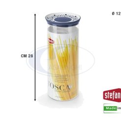 Barattolo Ermetico Tondo Cm.12X28H Lt.2