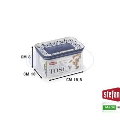 Barattolo Ermetico Rett. Cm.10X15