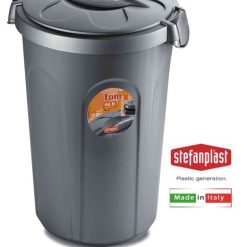 Bidone Con Ganci Tom Lt.46 Silver/Silver-8003507705005
