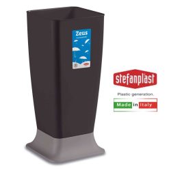 Portaombrelli Zeus Antracite + Base Tortora Stefanplast-8003507720060