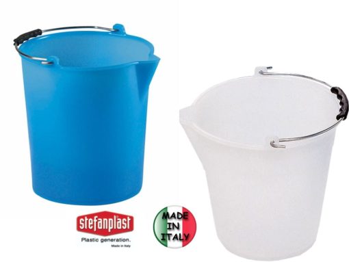 Secchio Industriale Con Becco Lt.6 Azzurro-8003507240605