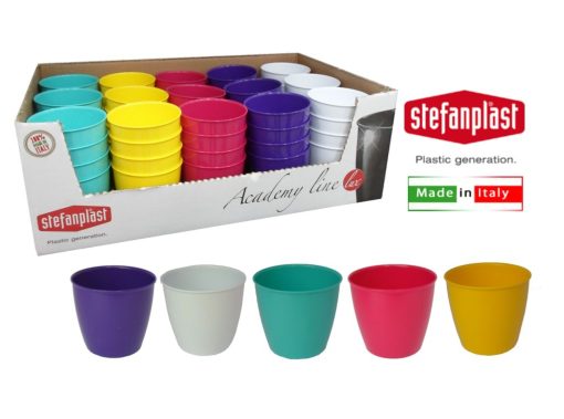 Vaso Academy Lux Round D.11X10H 5 Mix Color 1 Pz-8003507751019 Vaso Academy Lux Round D.11X10H 5 Mix Color 1 Pz-8003507751019