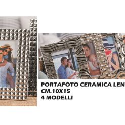 Portafoto Ceramica Lenox Cm.10X15 4 Modelli-8021785467286