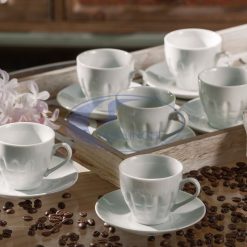 TAZZINE CAFFE' CONF. 6 PZ. C/PIATT.