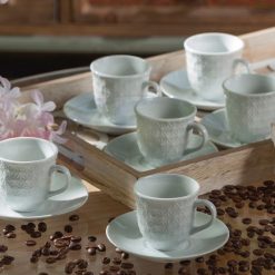 TAZZINE CAFFE' CONFEZIONE 6 PZ. CON PIATTINO