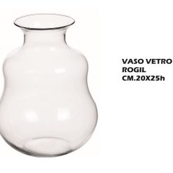Vaso Vetro Rogil Cm.20X25H-8021785616868