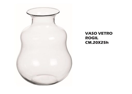 Vaso Vetro Rogil Cm.20X25H-8021785616868