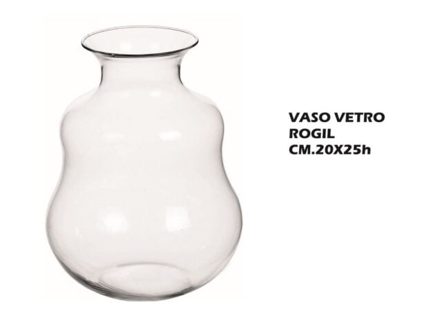 Vaso Vetro Rogil Cm.20X25H-8021785616868