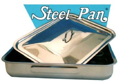 Coperchio Rett.Re Bombato Inox Cm.30X22-8015094107131
