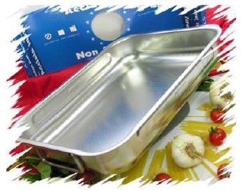 Teglia Rett. Inox 18/10 Cm.20 Antigraffio-8015094140855