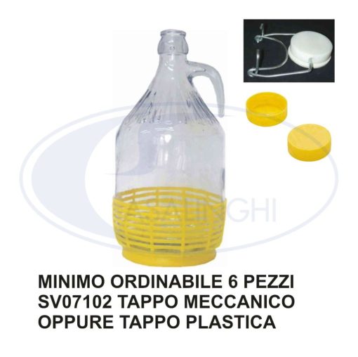 Dama Lt.5 C/Cesto Tappo Meccanico O Plastica-8057432900028