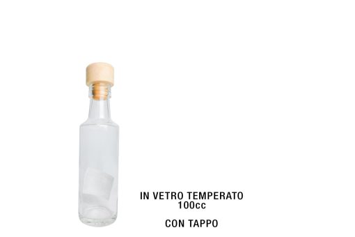 Bottiglia Vetro Dorica Cc.100 Con Tappo-8057018590995