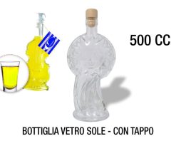 Bottiglia Vetro Sole Cc.500 Con Tappo-8057018594504