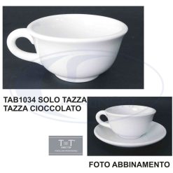 Tazza Porcellana Cioccolata S/Piatt.-8033406678452
