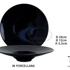 Pasta Bowl Cm.28 Nero Fusion-8053369010397