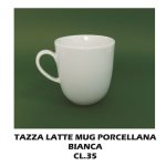 Tazza Latte Mug Porcellana Bianca-8053369014067