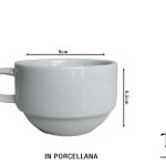 Tazza Colazione Imiplabile Bianco-8033406674249