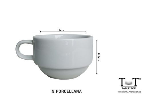 Tazza Colazione Imiplabile Bianco-8033406674249