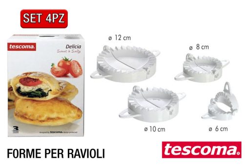 Forme Per Ravioli Set 4 Pz. Delicia-8595028427608 Forme Per Ravioli Set 4 Pz. Delicia-8595028427608