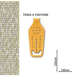 TENDA MAGNOLIA FLY CM 120X225 MELANGE BEIGE