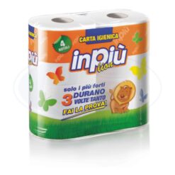 Carta Igienica In Piu' 4 Rotoli-8033011700807