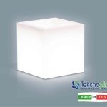 Cube Pot Bright Cm.40X40X40H White Light-8056450701181