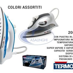 Ferro Da Stiro Inox Blu-Grigio Termozeta-8001064734674