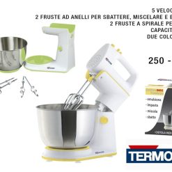 Sbattitore Con Ciotola Inox Girevole 250-300W-8028153096987