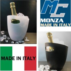 Secchiello Ghiaccio Glacette Nero Bianco-8032568855732