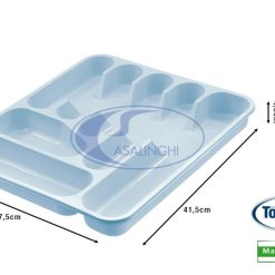 Portaposate Da Cassetto Grande Azzurro-8009404222287