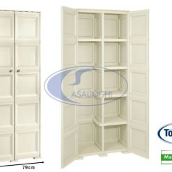 Armadio 2 Ante Cm.79X43X203H Angora 210-8009404177297