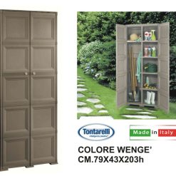 Armadio 2 Ante Cm.79X43X203H Wenge' 909-8009404177310