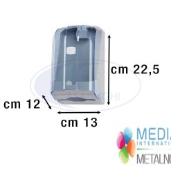Distributore Carta Igienica Interfogliata Trasp.-8056324530053