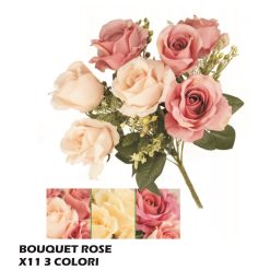 Bouquet Rosa X11 3 Ass.-8031244165707