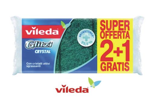 Spugna Glitzi Fibra Verde Set 2+1-8001940004044