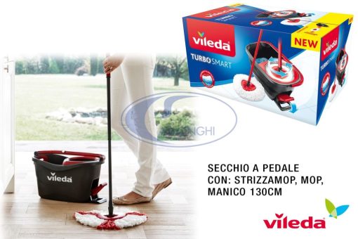 Secchio Con Pedale Manico E Mop-4023103208476