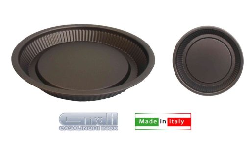 Forma Crostata Cm.28X4H Fondo Rialzato Allum.-8011126007141 Forma Crostata Cm.28X4H Fondo Rialzato Allum.-8011126007141