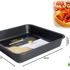 Teglia Quadra Sfornatutto Cm.30X30X5