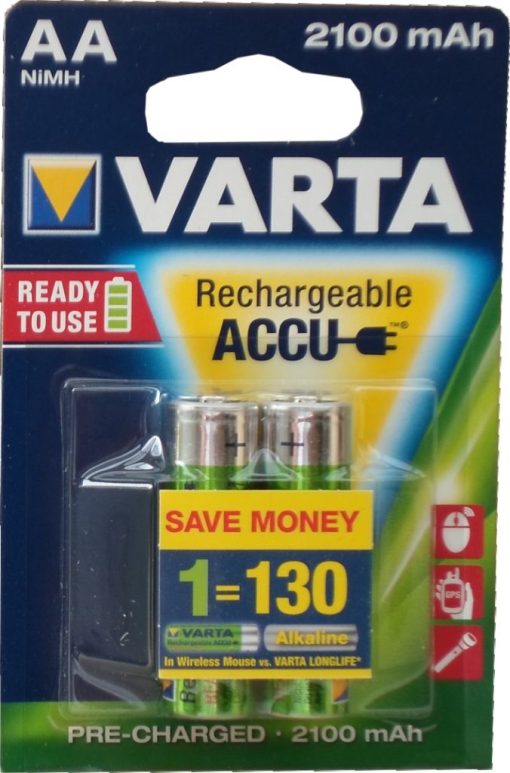 Batt. Ricar. Stilo Aa Hr06 2100 Mah Cf.2 Pz.-4008496550654