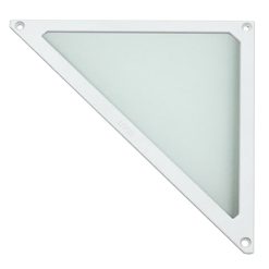 SOVIL CORNICE CON VETRO PER THREE COLORE BIANCO LINEA ACCESSORI