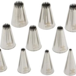 CORNETTO PER DECORAZIONE CONFEZIONE 10 PEZZI STELLA FRANCESE DECORA - immagine 3