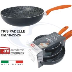 PADELLE SET 3 PZ. TRIS 18/22/26 PRIMOLLA STONE