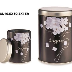 Barattolo Lamiera Tondo Dis. Zucchero-8430852923363