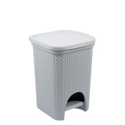 PATTUMIERA INTRECCIO LT.6 BIANCA DIFFERENZIATA CUCINA RIFIUTI