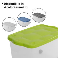 Storage Box 55L 60x40x36 Colori Assortiti Set 3pz - immagine 2