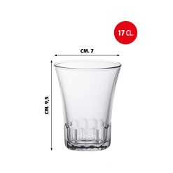 BICCHIERE AMALFI CONF. 4PZ. CL.17 VINO DURALEX - immagine 3