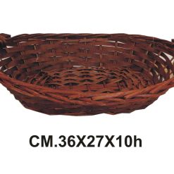 Cesta Ovale Cm.36X27X10H Noce-8025520024253