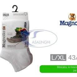 MINICALZA SET 3 PZ. BIANCO L/XL CALZINI PIEDI