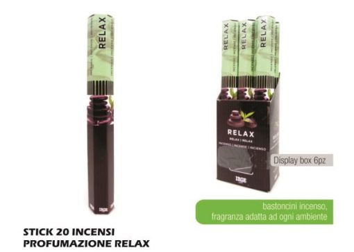 Incenso Relax 20 Stick-8021723043138